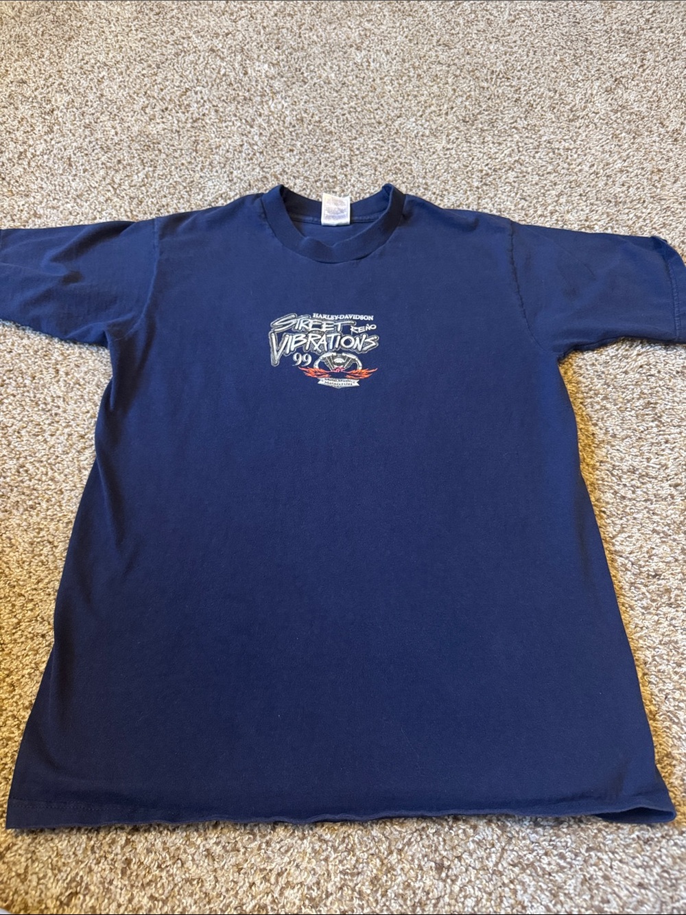 VINTAGE HARLEY DAVIDSON STREET VIBRATIONS RENO TEE